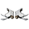 Harley V Rod VROD, Sportster XL1200X 49mm Chrome Windshield Clamps (02-10)