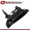 Hyundai Atos Rear Left Black ABS Exterior Door Handle (2000-2003)
