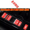 Honda HR-V Alloy Red Center Console Gearbox Button Trim Cover (2023–2024)