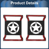 Jeep Wrangler (2011-2018) Black Headlight Trim Bezels 2 x