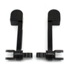 Harley Sportster XL 883 1200 Softail FXWG Black Stirrup Heel Foot Rest Pegs