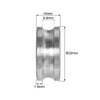 U Groove Bearing 10x32x14mm Double Shielded Ball Bearing