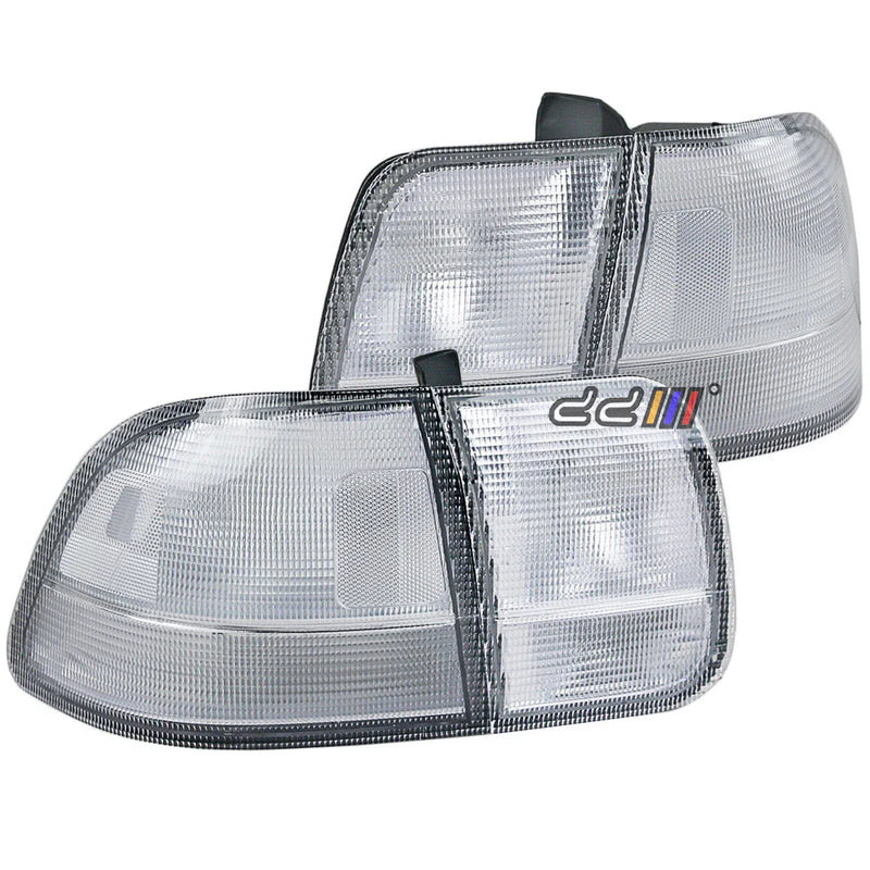 Honda Civic EJ EK EK3 EK4 4DR Clear White Rear Tail Light (1996-1998)