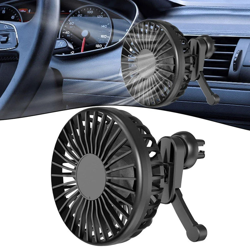Car Fan Low Noise 3-Speed USB Interface