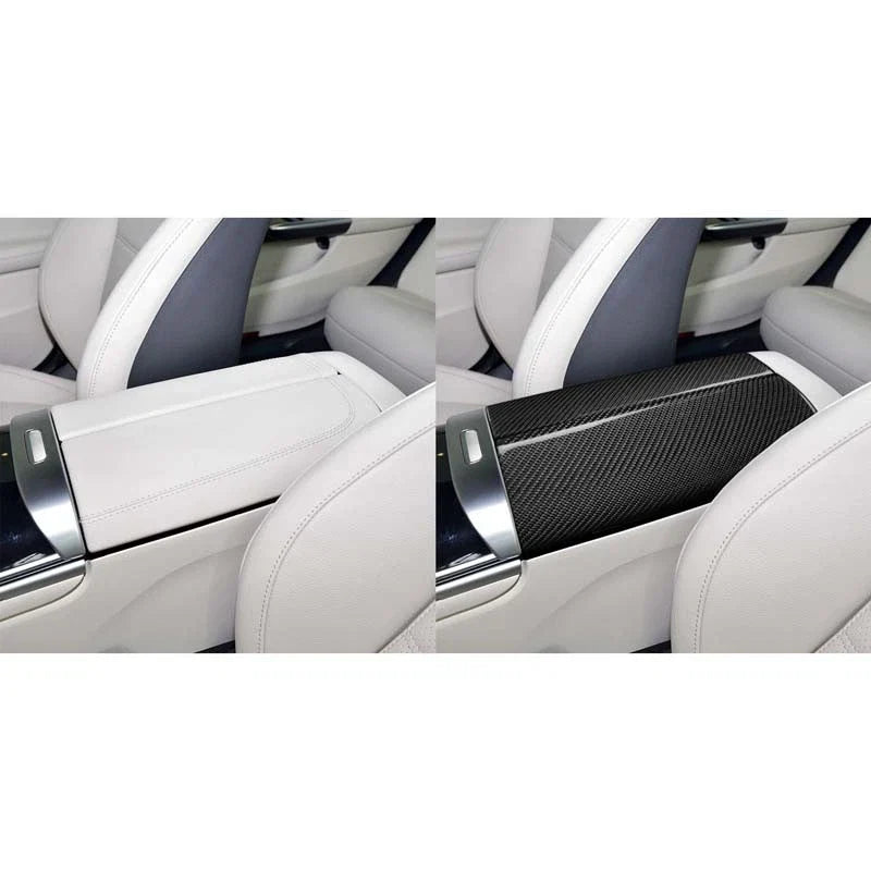 Benz C-Class W206 2022-2023 Real Carbon Fiber Center Armrest Box Panel Cover