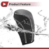 Ford Fiesta (2009-2012) Black Beige Faux Leather Car Gear Shift Knob Cover