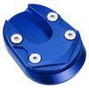 Honda 125 (2013-2023) - Blue Motorcycle Kickstand Plate Pad Set