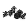 Nissan Fender 100 x 8mm Black Hole Plastic Rivets