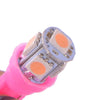 Instrument Panel & License 10Pc T10 194 Pink 5050 5SMD LED Light Bulbs