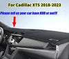 Cadillac XT5 Black Leather Dashboard Cover Pad Mat (2018–2023)