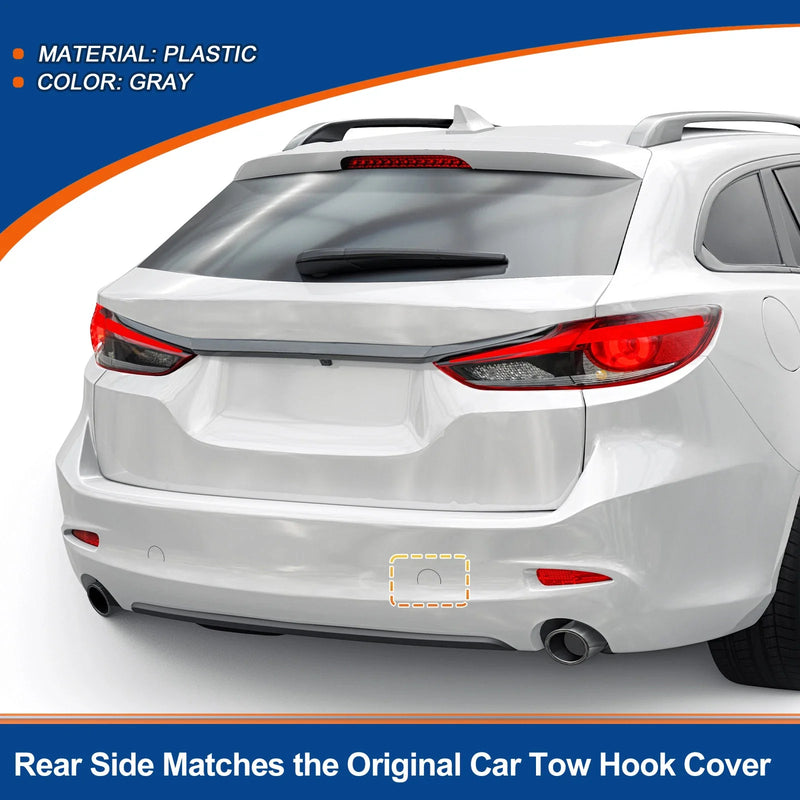 Mazda 6 Atenza (2018-2021) Gray Rear Left Tow Hook Cover