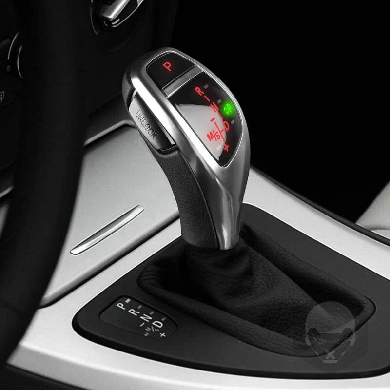 BMW E46 E60 E61 Silver Automatic LED Shift Knob Gear Shifter Fit