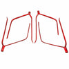 Toyota RAV4 4 x ABS Red Door Upper Armrest Stripe Cover Trim (2019–2023)