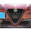 For 17-18 Alfa Romeo Giulia Real Carbon Fiber Front Grille Cover Center Bumper