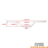 Harley Street Bob Softail Dyna 1-1/2" Tapered High Bend Handlebar