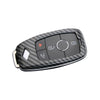 Mercedes C E S GLA GLC GLE CLS Carbon Fiber Key Shell Case Cover (2015-2023)