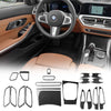 BMW 3 Series G20 27PC Soft Carbon Fiber Full Interior Console Kit Cover Trim