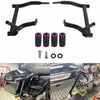 Harley Road Glide Saddlebag Guard Crash Bar & End Tube Sliders (2015-2023)