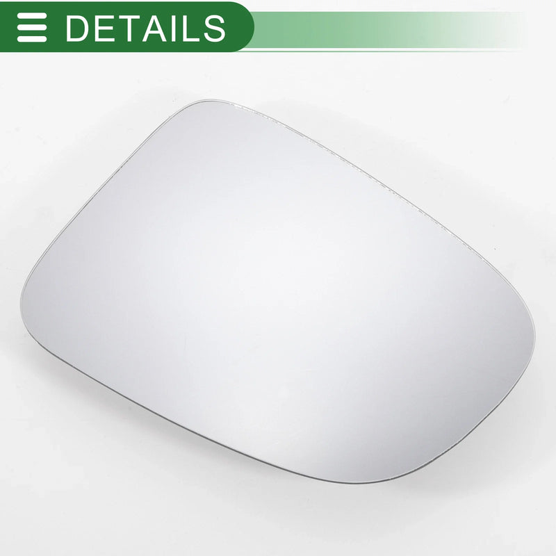 Ford Transit Right Side White Mirror Glass with Back Convex