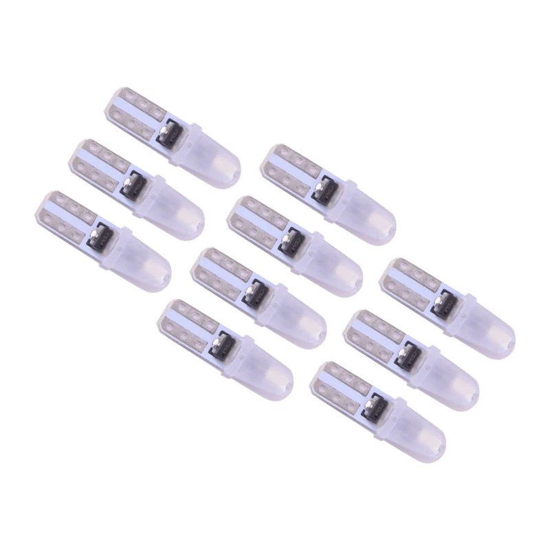 Car Instrument Panel 10 x T5 Blue LED Dash Light Bulbs
