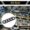 Make Model Oil Seal / 30x52x7mm / Seal Ring Rotary Shaft Seal NBR Rubber 5 Pcs