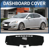 Lexus IS350 2005-2013 Sun Protector Pad Black 1 Set Dashboard Cover Mat