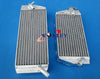 Kawasaki KX450F KXF450 Aluminum Radiator & Green Silicone Hose (2006-2008)
