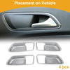 Toyota Corolla Interior Door Handle Bowl Cover Trim / Silver / Interior Door Handle Bowl Cover Trim (2019–2025)