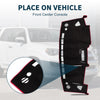 Suzuki Solio MA15S (2001-2008) Black Red 1 Set Dashboard Cover Mat