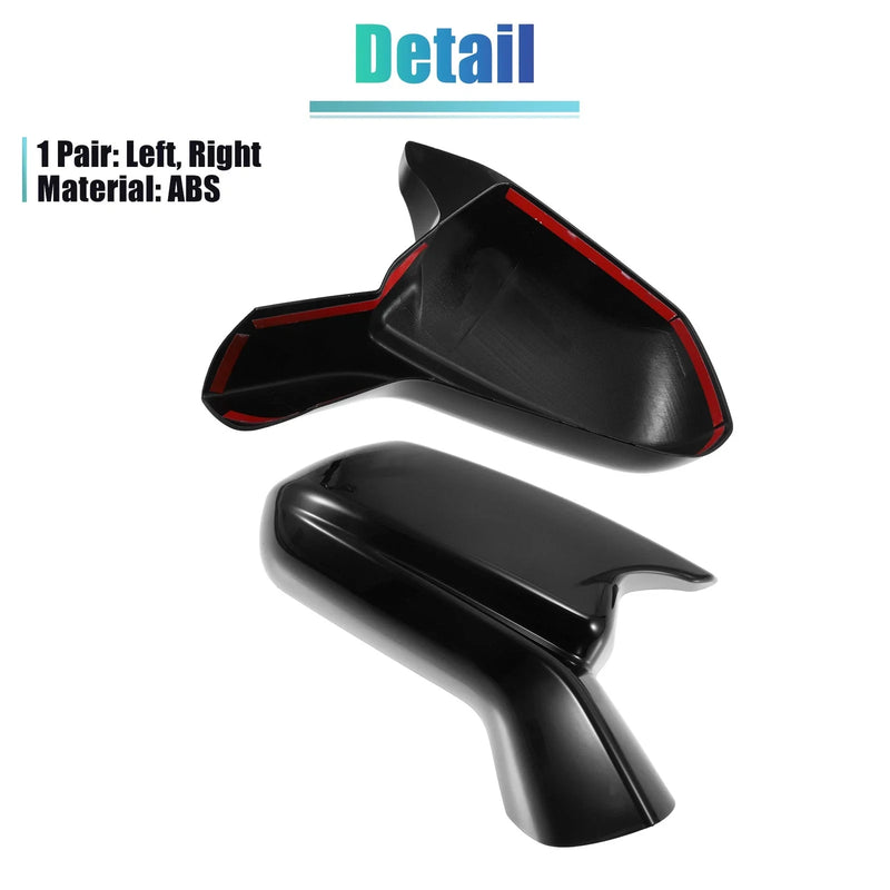 Chevrolet Camaro 1 Pair Rearview Mirror Cover Trim Black (2016 - 2023)