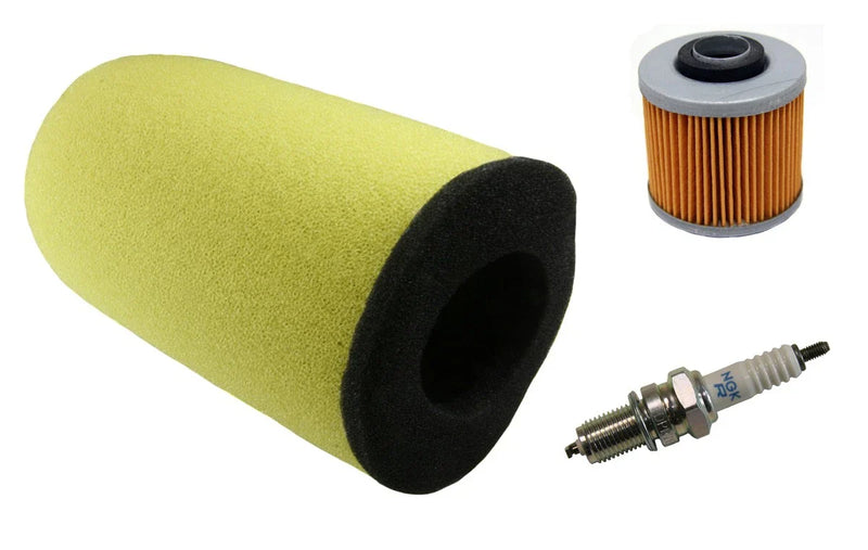 Yamaha Raptor 700 3 x Air Filter, Oil Filter & NGK Spark Plug (2006–2023)