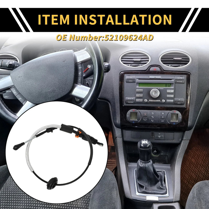 Jeep Wrangler TJ Auto Transmission Gear Shifter Cable (2003-2006)