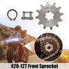 Dirt Bike Mini Bike 420 12T 17mm Front Engine Sprocket