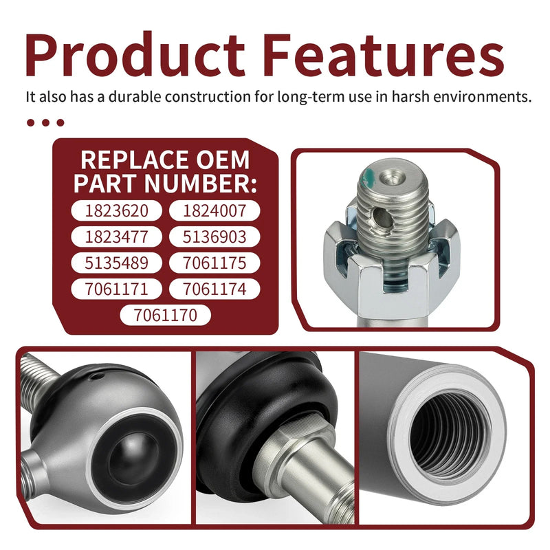 Polaris Scrambler 850 2 x Steering Tie Rod End Assembly (2013–2025)