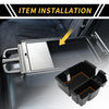 Jeep Wrangler JL JLU (2018-2022) Black Orange Center Console Organizer Tray