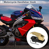 Rectangular with Hole Aluminum Alloy Motorcycle Hanging Hook Yellow