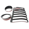 Jeep Wrangler JL Black Front Grill Insert Headlight Trim Covers (2018)
