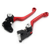 Kawasaki KLX250 D-TRACKER Dirt Clutch Brake Levers RED (1993-1997)
