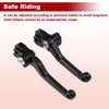 Honda CRF450R CRF450RX Black Short Brake Clutch Levers 1 Pair
