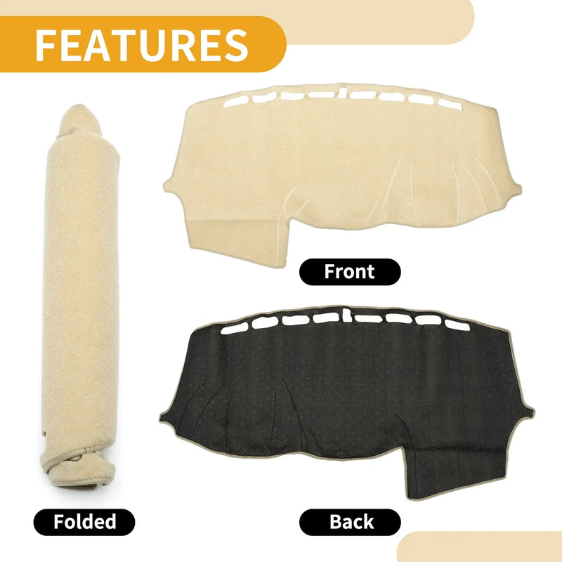 Ford Focus (2012-2018) - Beige 1 x Carpet Dashboard Cover Mat