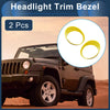 Jeep Wrangler 2 x Headlight Trim Bezels (2029)