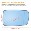 BMW 745i Mirror Glass Heated with Backing Plate