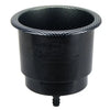 Boat, Caravan, RV Drink Holder - Plastic Faux Carbon Print Stepped Base