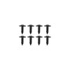 Honda Civic  - Black with Screws Front Rear Mudguards Fender Set