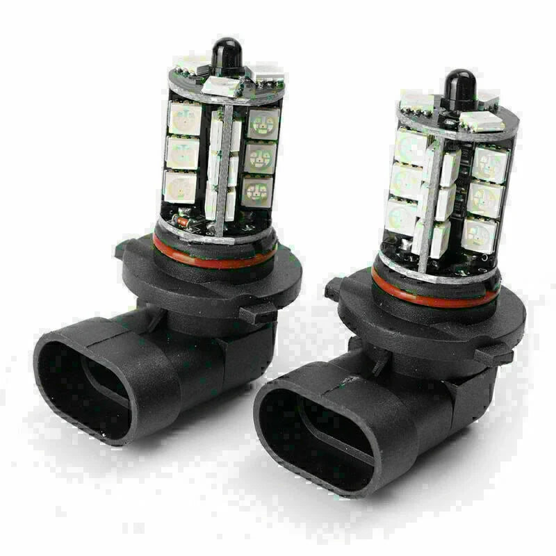 Car 9005 9006 H11 H7 27SMD RGB LED Fog Light Bulbs