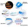 Car Bright Yellow Sequential DRL Strip Turn Signal Light