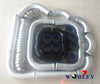Car Aluminum Intercooler 450x230x52mm + 2.25" Piping + Red Silicone Hose