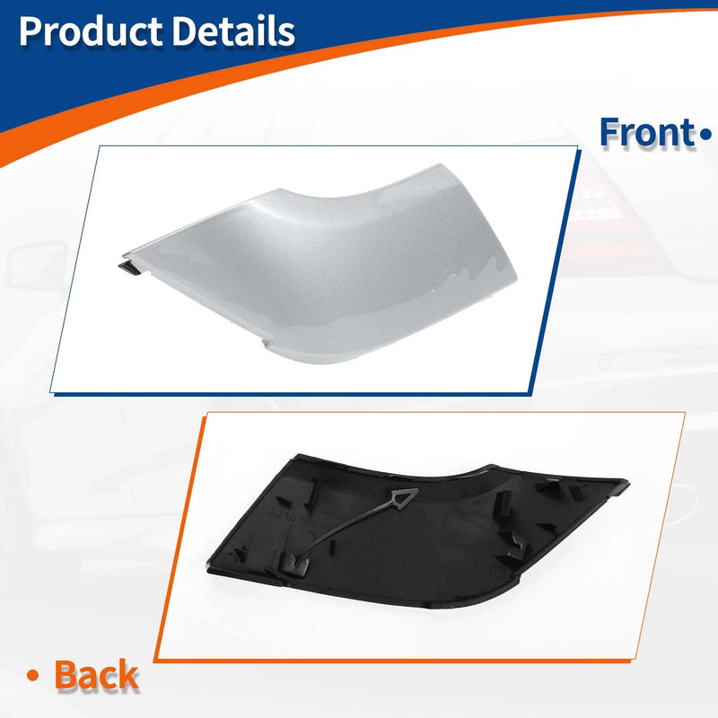 Mercedes-Benz CLS (2012-2018) Silver Tone Front Car Bumper Tow Hook Cover