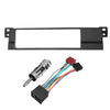 BMW E46 1 Din Radio Fascia Adaptor Panel with Wiring Harness (1998–2005)