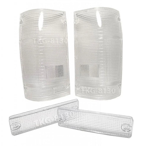 Mazda B2000 B2200 B2600 2 x Light Lens (1986-1993)